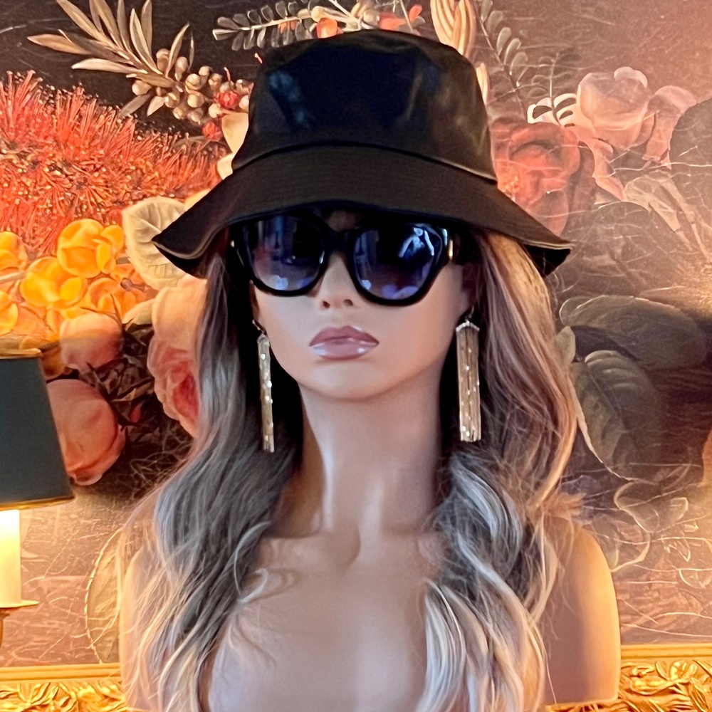 Faux Leather Bucket Hat
